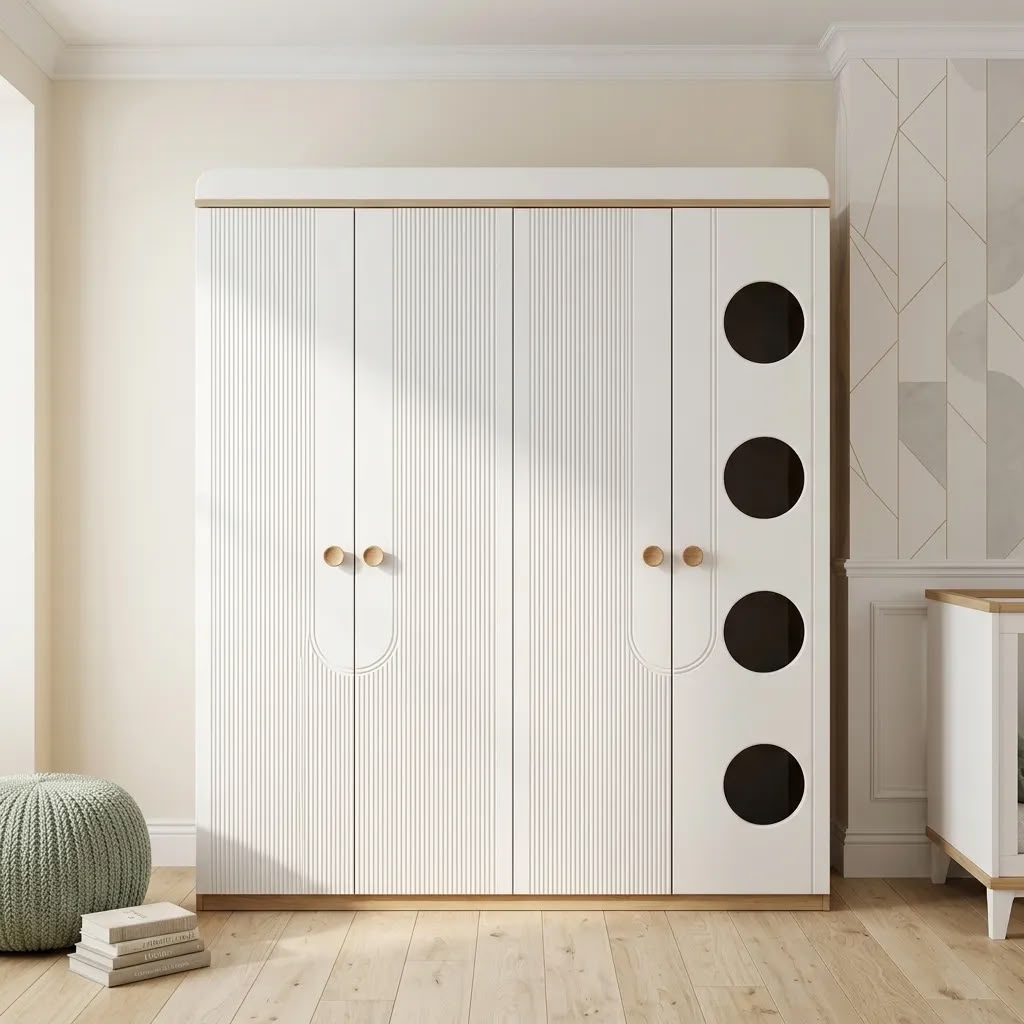 Orbit Safir 4 Kapılı Ledli Dolap